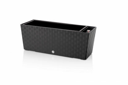 Selbstbewässernder Blumentopf Supreme, Länge 50cm Anthrazit PLASTKON