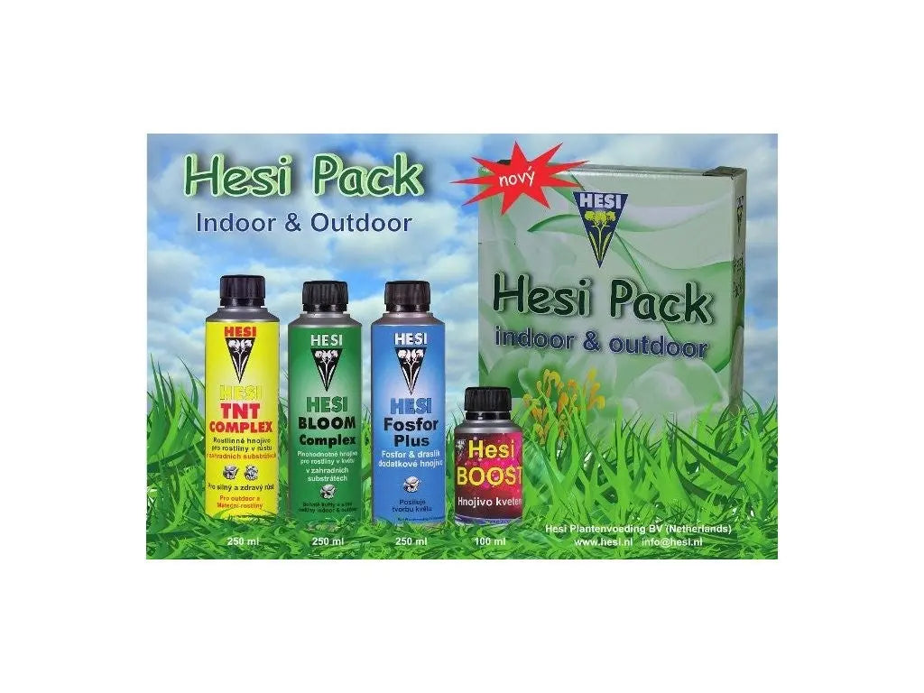 Hesi Indoor Outdoor Pack 850 ml, Düngemittel-Kit Hesi