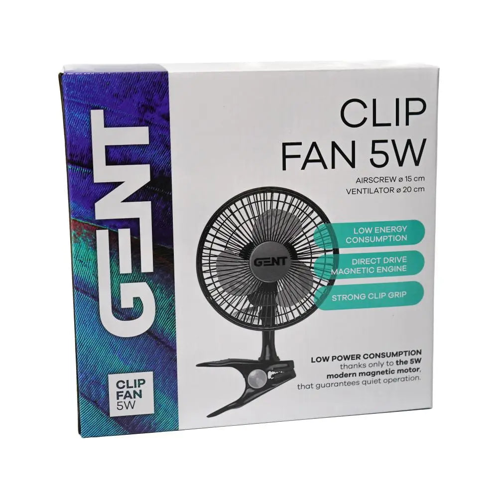 GENT Clip Fan 5W, 15 cm GENT