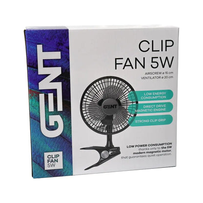 GENT Clip Fan 5W, 15 cm GENT