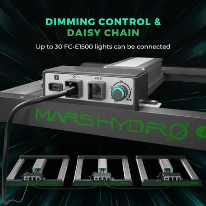 Mars Hydro Smart dimmbare FC-E1500 Bridgelux 150w LED wachsen Licht für 80X80cm wachsen Zelt 1-3 Pflanzen Mars Hydro