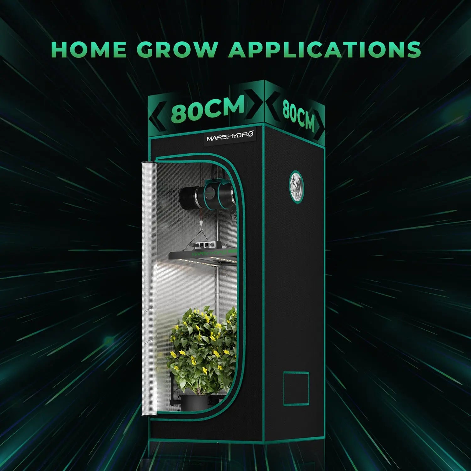 Mars Hydro Smart dimmbare FC-E1500 Bridgelux 150w LED wachsen Licht für 80X80cm wachsen Zelt 1-3 Pflanzen Mars Hydro